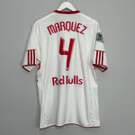 2010/11 NEW YORK RED BULLS MARQUEZ #4 HOME SHIRT (L) ADIDAS