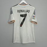 2013/14 REAL MADRID RONALDO #7 HOME SHIRT (S) ADIDAS