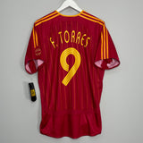 2006/08 SPAIN F.TORRES #9 *BNWT* HOME SHIRT (M) ADIDAS