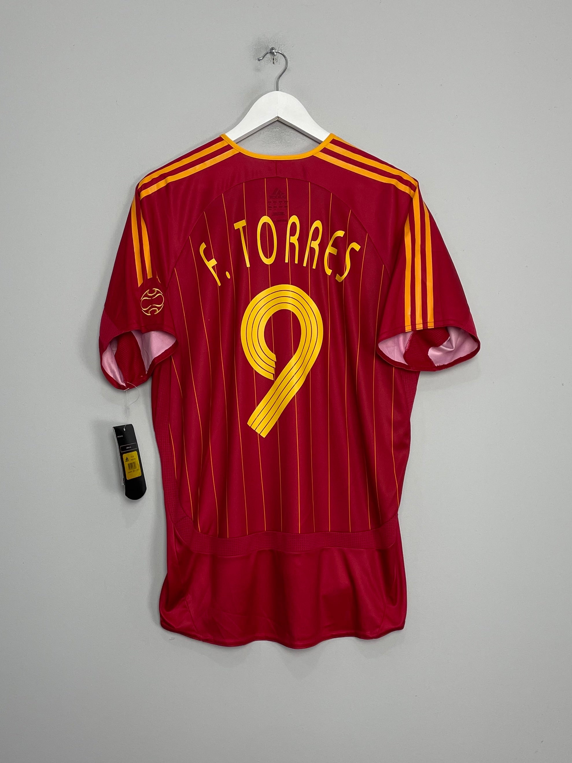 2006/08 SPAIN F.TORRES #9 *BNWT* HOME SHIRT (M) ADIDAS