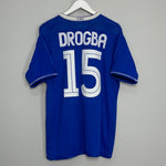 2003/04 CHELSEA DROGBA #15 HOME SHIRT (L) UMBRO