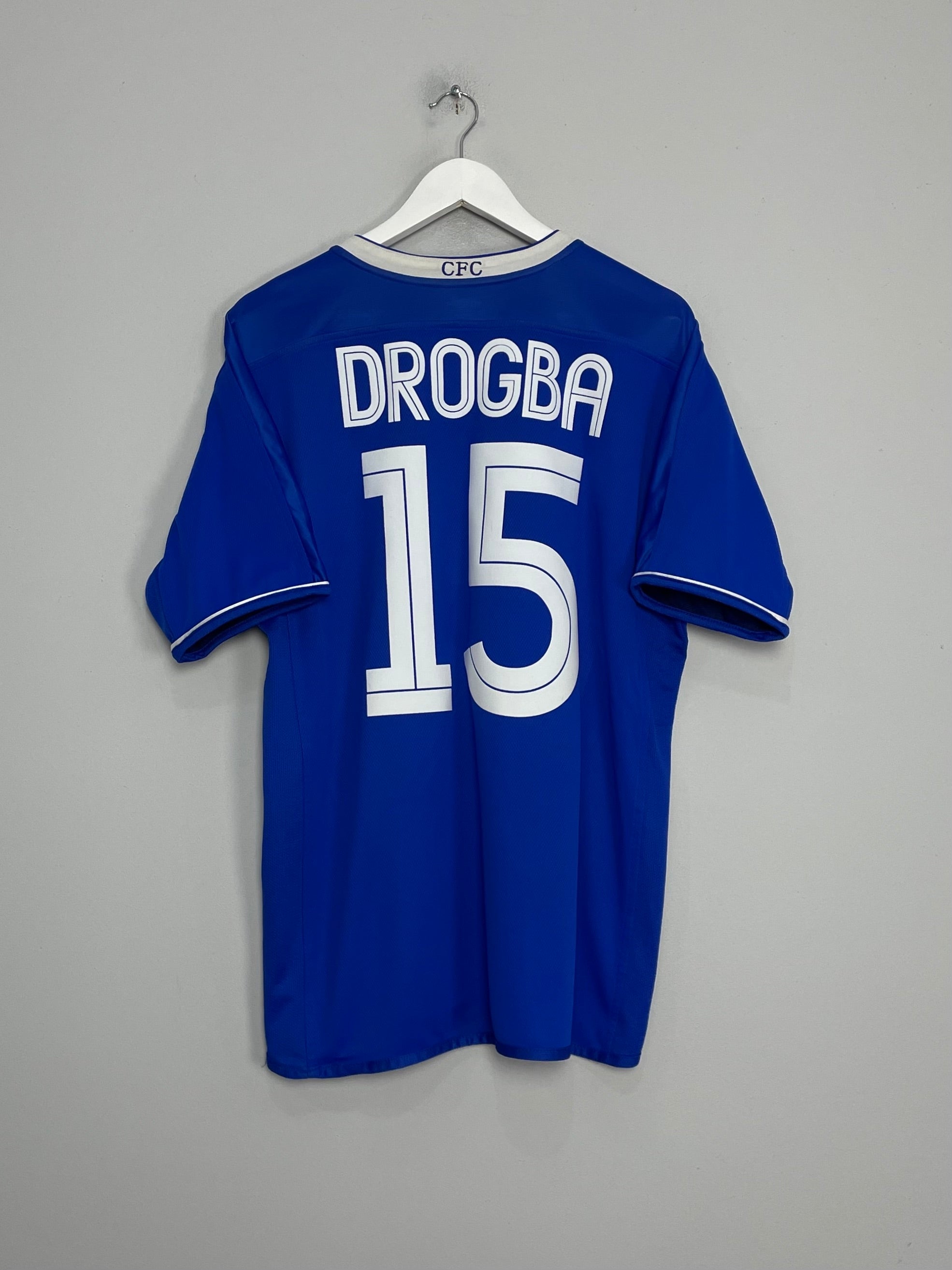 2003/04 CHELSEA DROGBA #15 HOME SHIRT (L) UMBRO