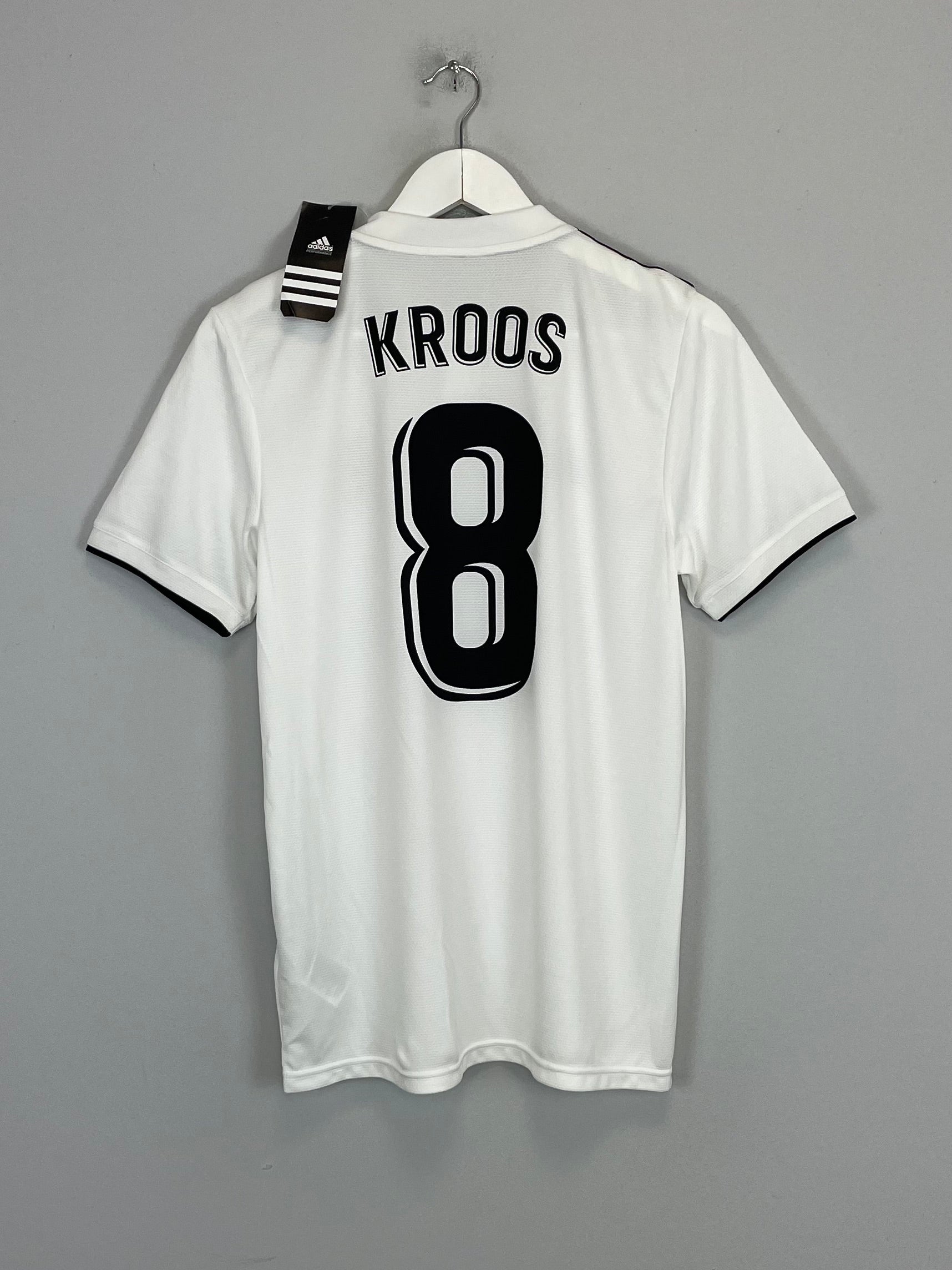 2018/19 REAL MADRID KROOS #8 *BNWT* HOME SHIRT (S) ADIDAS