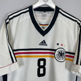 1998/00 GERMANY MATTHAUS #8 HOME SHIRT (L) ADIDAS