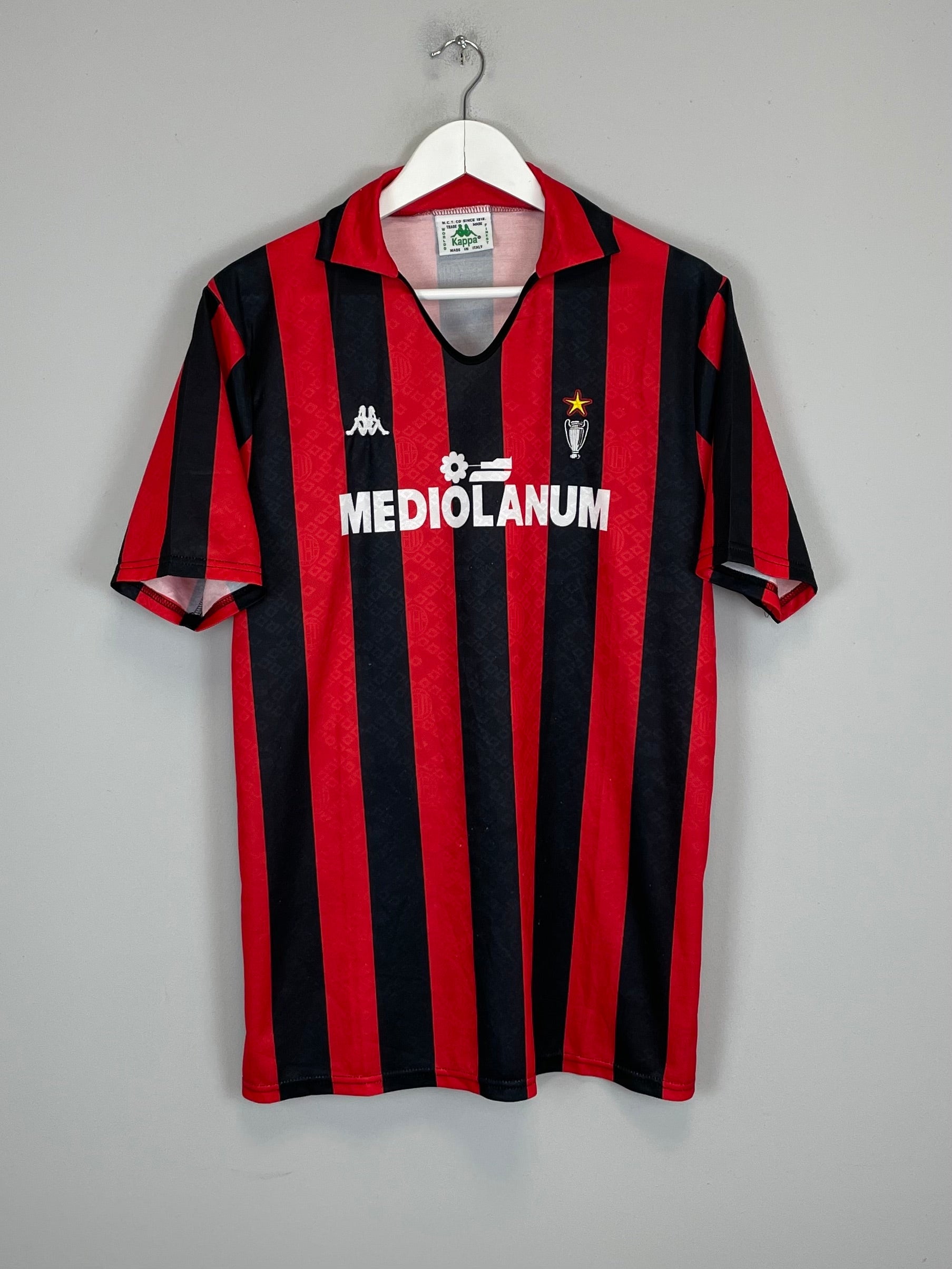 1989/90 AC MILAN HOME SHIRT (L) KAPPA