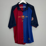 1999/00 BARCELONA *CENTENARY* HOME SHIRT (XXL) NIKE