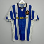 1995/96 MANCHESTER UNITED AWAY SHIRT (L) UMBRO