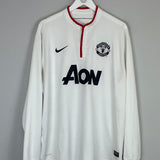 2012/14 MANCHESTER UNITED L/S AWAY SHIRT (XXL) NIKE