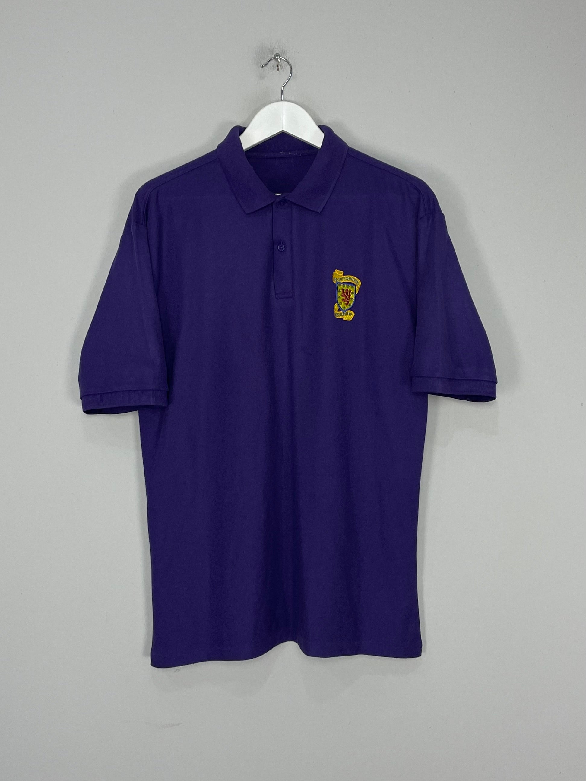 1999/00 SCOTLAND POLO SHIRT (L) OM