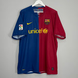 2008/09 BARCELONA MESSI #10 HOME SHIRT (XL) NIKE