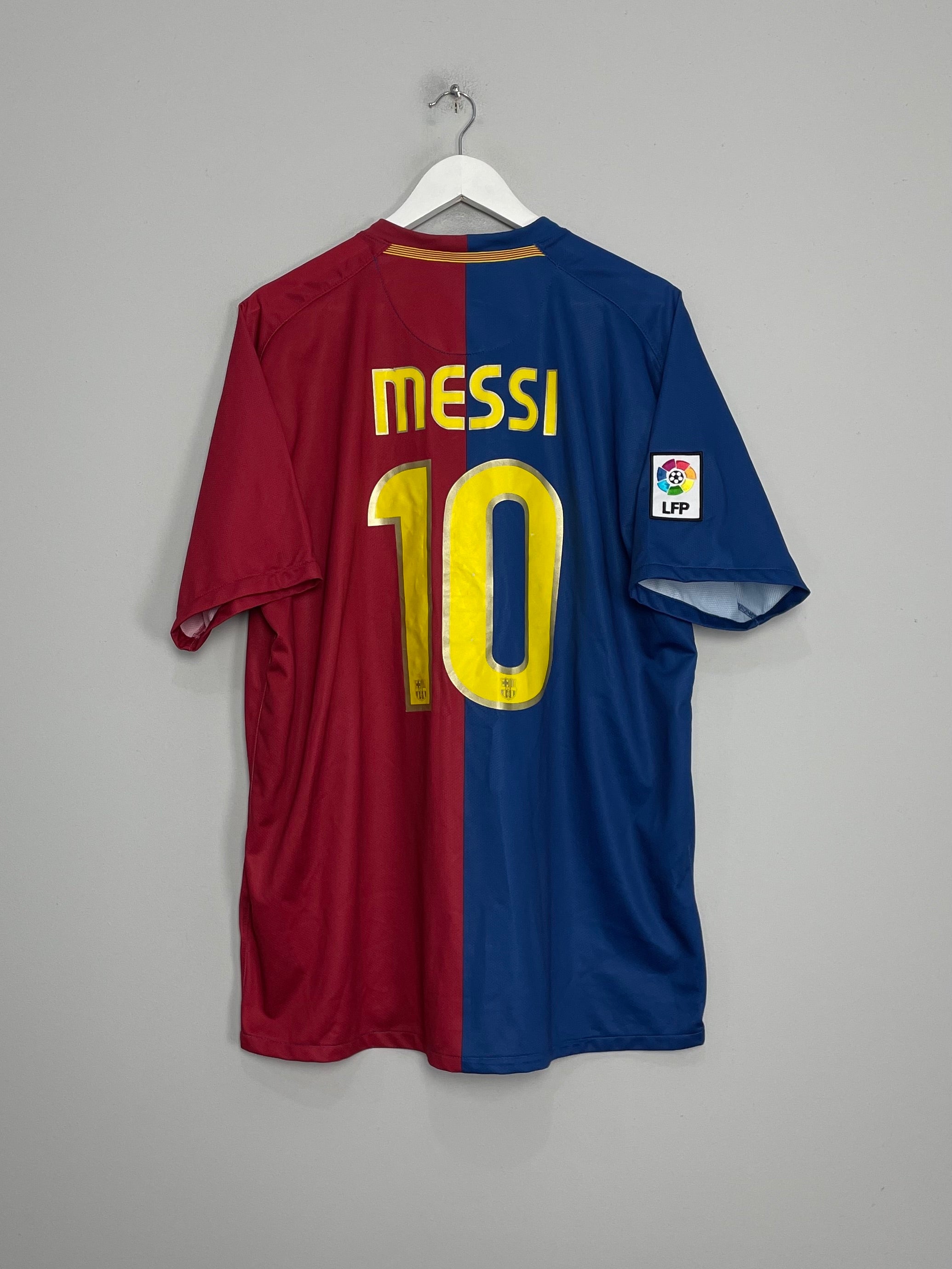 2008/09 BARCELONA MESSI #10 HOME SHIRT (XL) NIKE