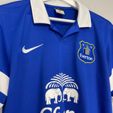 2013/14 EVERTON JELAVIC #7 HOME SHIRT (M) NIKE