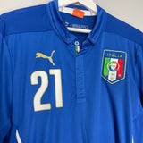 2014/15 ITALY PIRLO #21 L/S HOME SHIRT (XL) PUMA