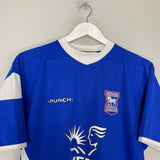 2005/06 IPSWICH TOWN #12 HOME SHIRT (M) PUNCH