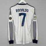 2012/13 REAL MADRID RONALDO #7 L/S HOME SHIRT (S) ADIDAS