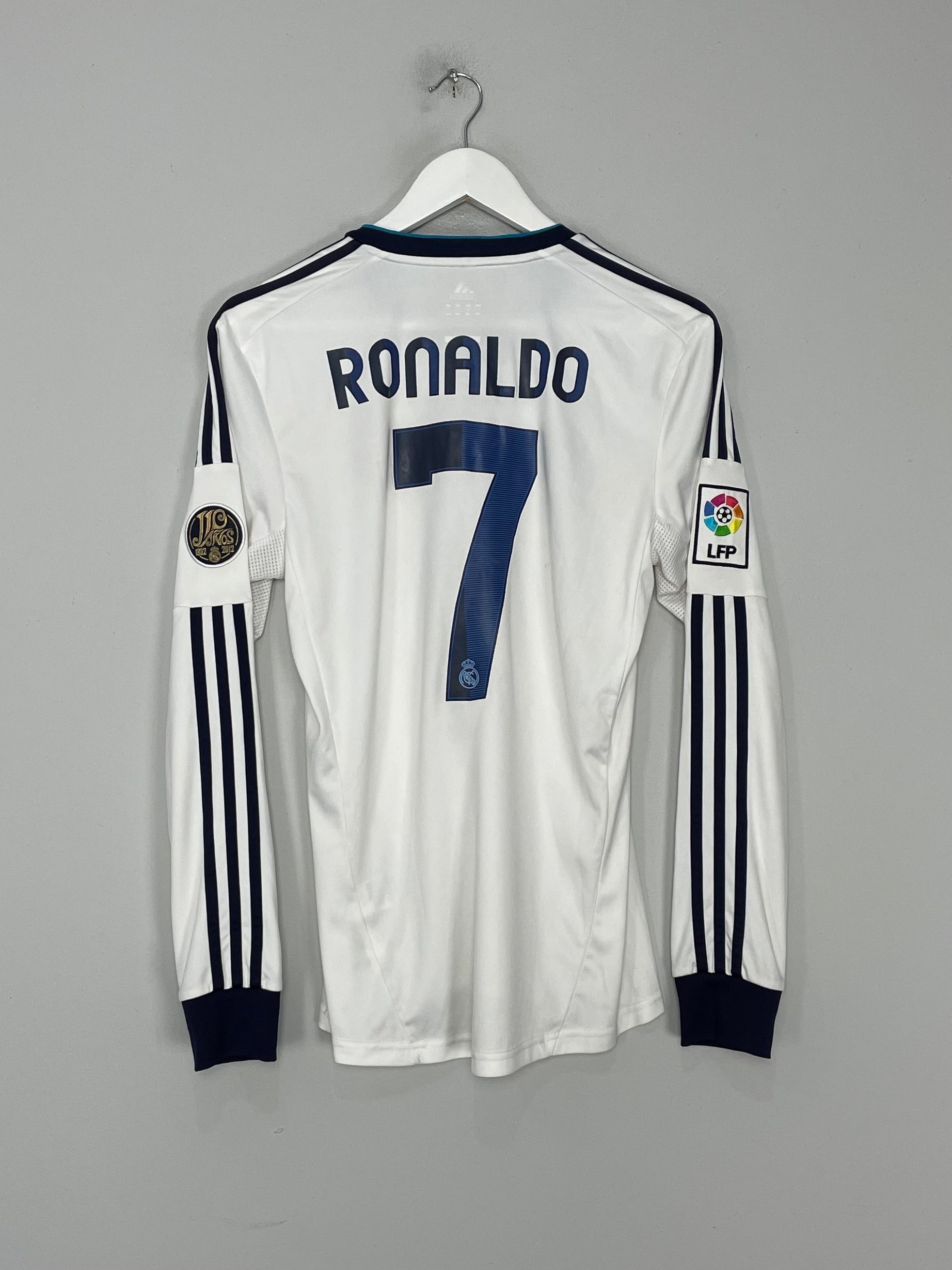 2012/13 REAL MADRID RONALDO #7 L/S HOME SHIRT (S) ADIDAS