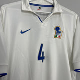 1997/98 ITALY CANNAVARO #4 AWAY SHIRT (L) NIKE