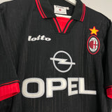 1997/98 AC MILAN LEONARDO #30 THIRD SHIRT (XL) LOTTO