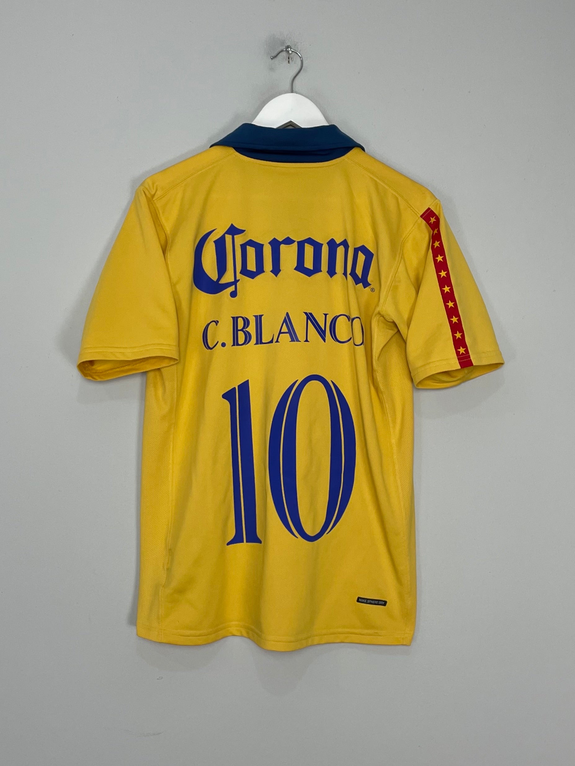 2006/07 CLUB AMERICA C.BLANCO #10 HOME SHIRT (M) NIKE