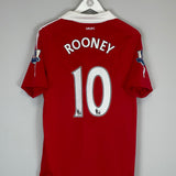 2010/11 MANCHESTER UNITED ROONEY #10 HOME SHIRT (M) NIKE