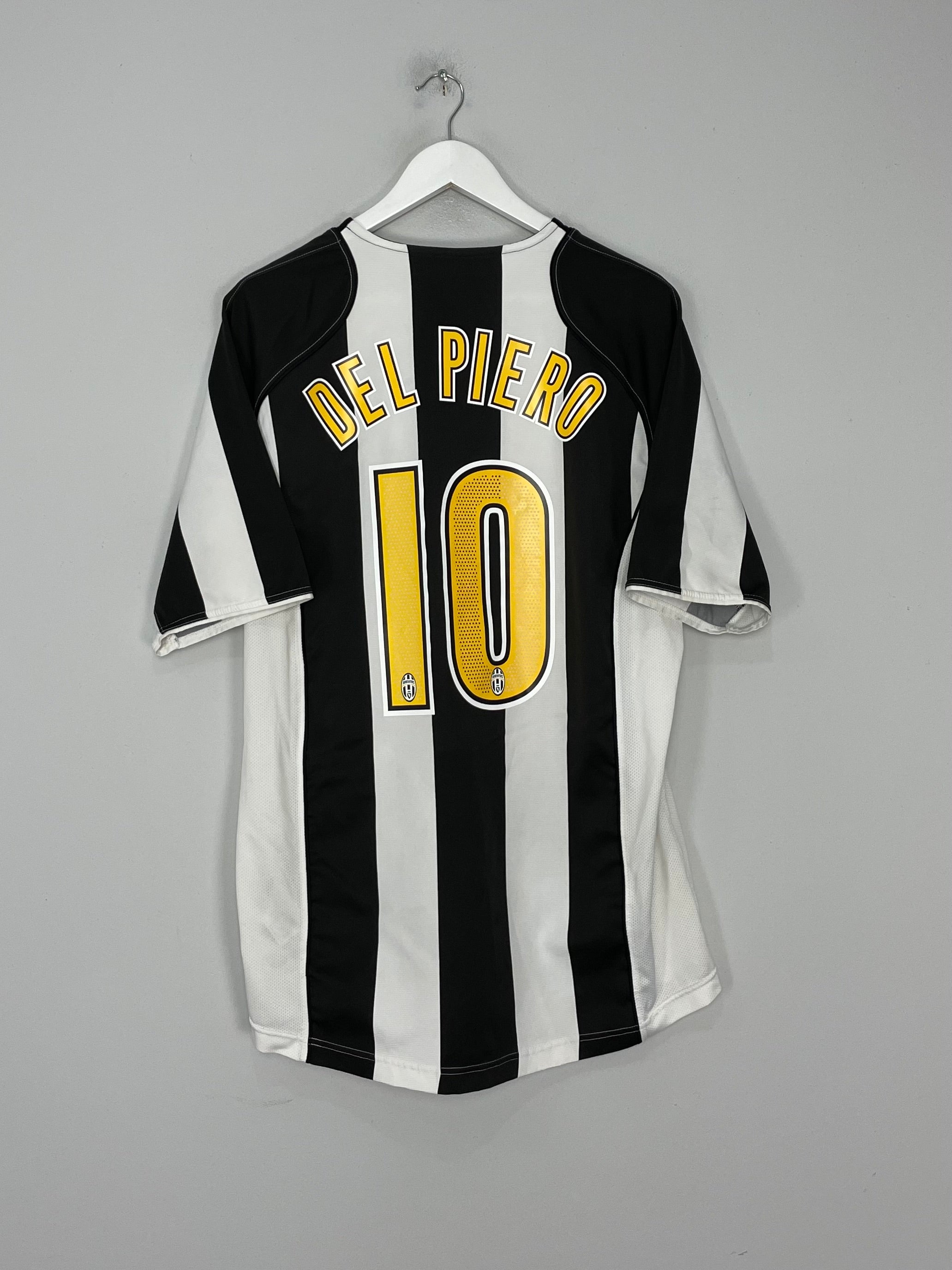 2004/05 JUVENTUS DEL PIERO #10 HOME SHIRT (L) NIKE