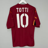 2004/05 ROMA TOTTI #10 HOME SHIRT (XL) DIADORA