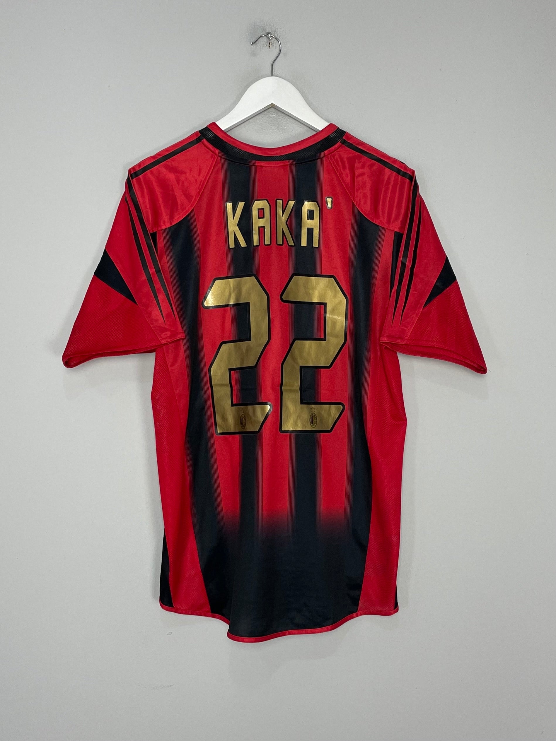 2004/05 AC MILAN KAKA #22 HOME SHIRT (M) ADIDAS