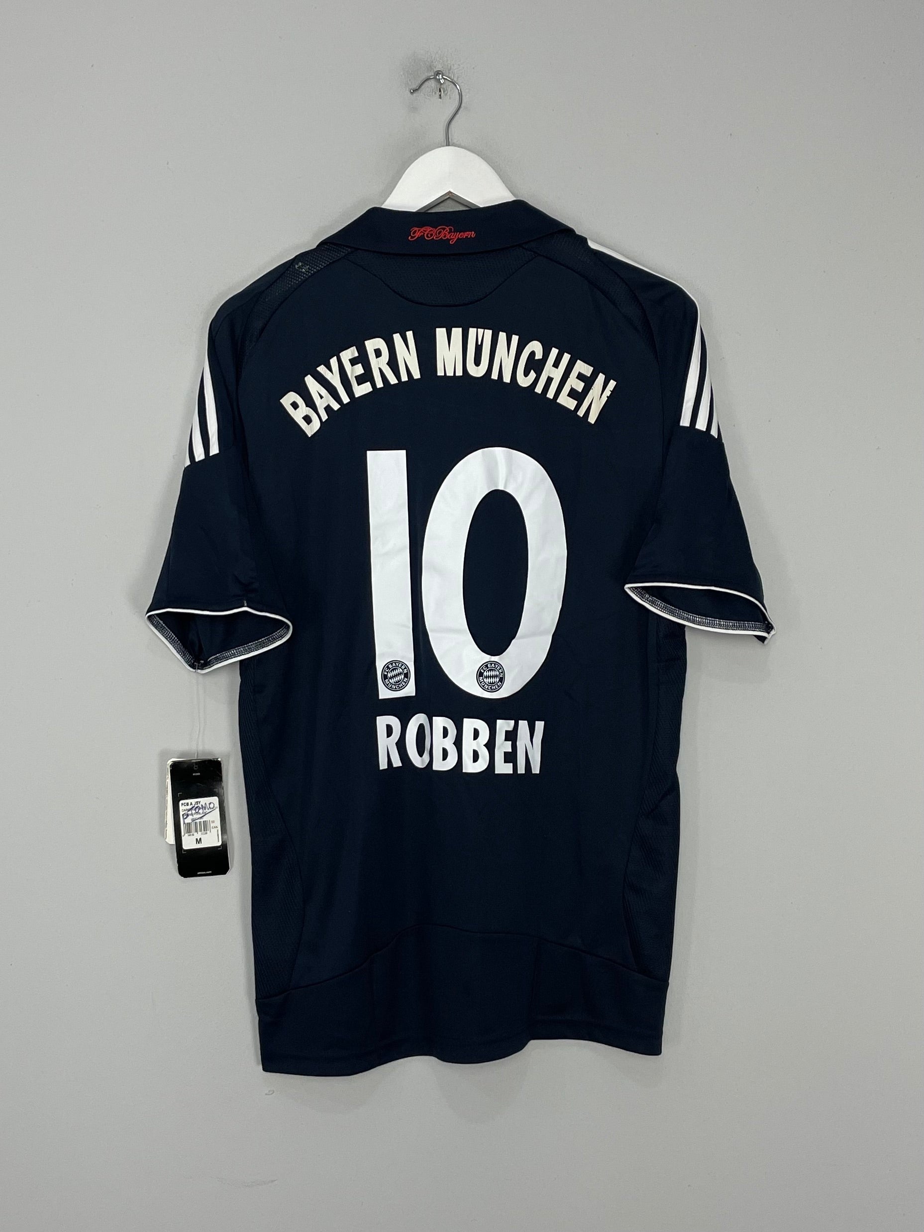 2008/09 BAYERN MUNICH ROBBEN #10 *BNWT* AWAY SHIRT (M) ADIDAS