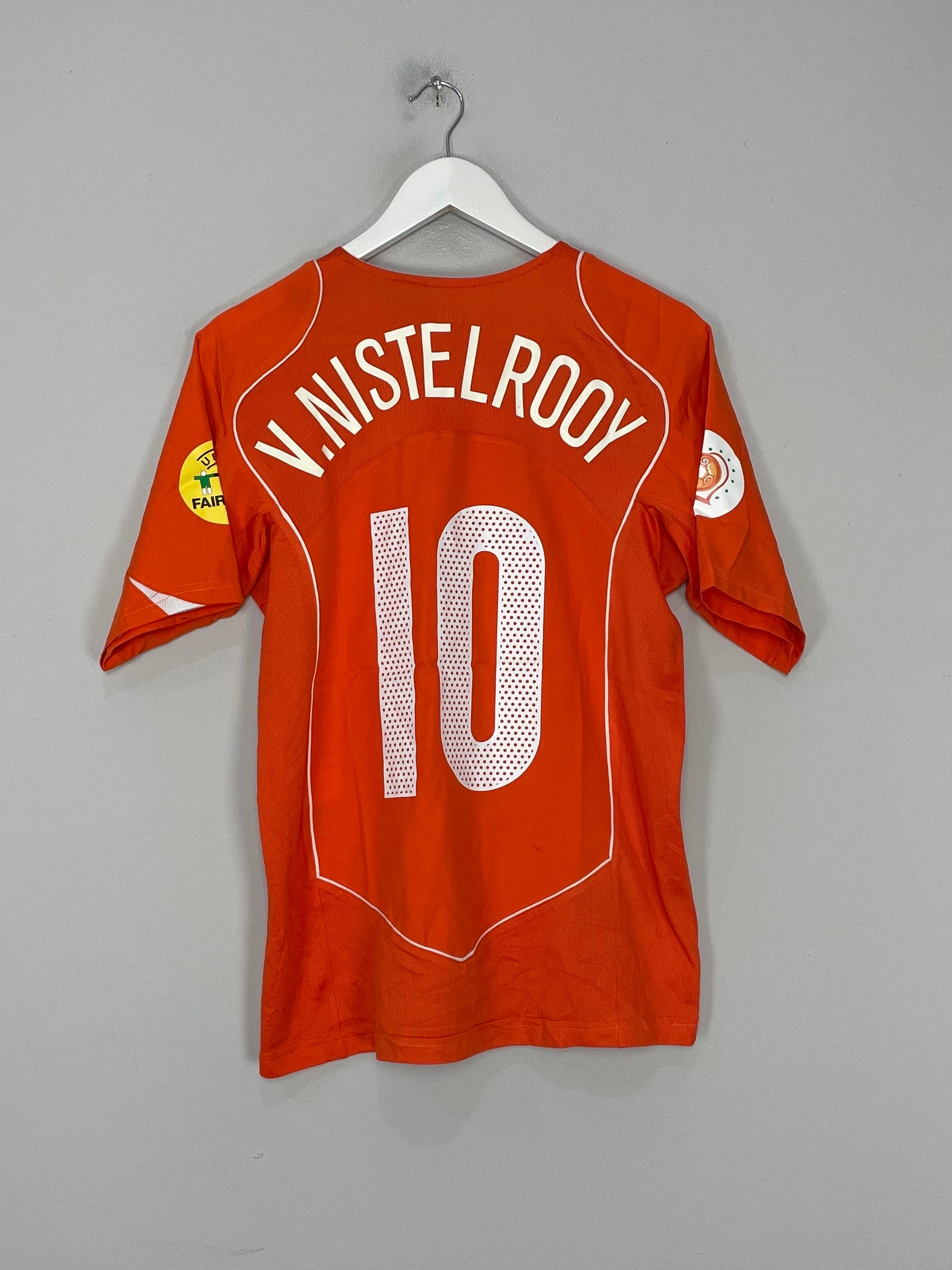 2004/06 NETHERLANDS V.NISTELROOY #10 HOME SHIRT (L) NIKE