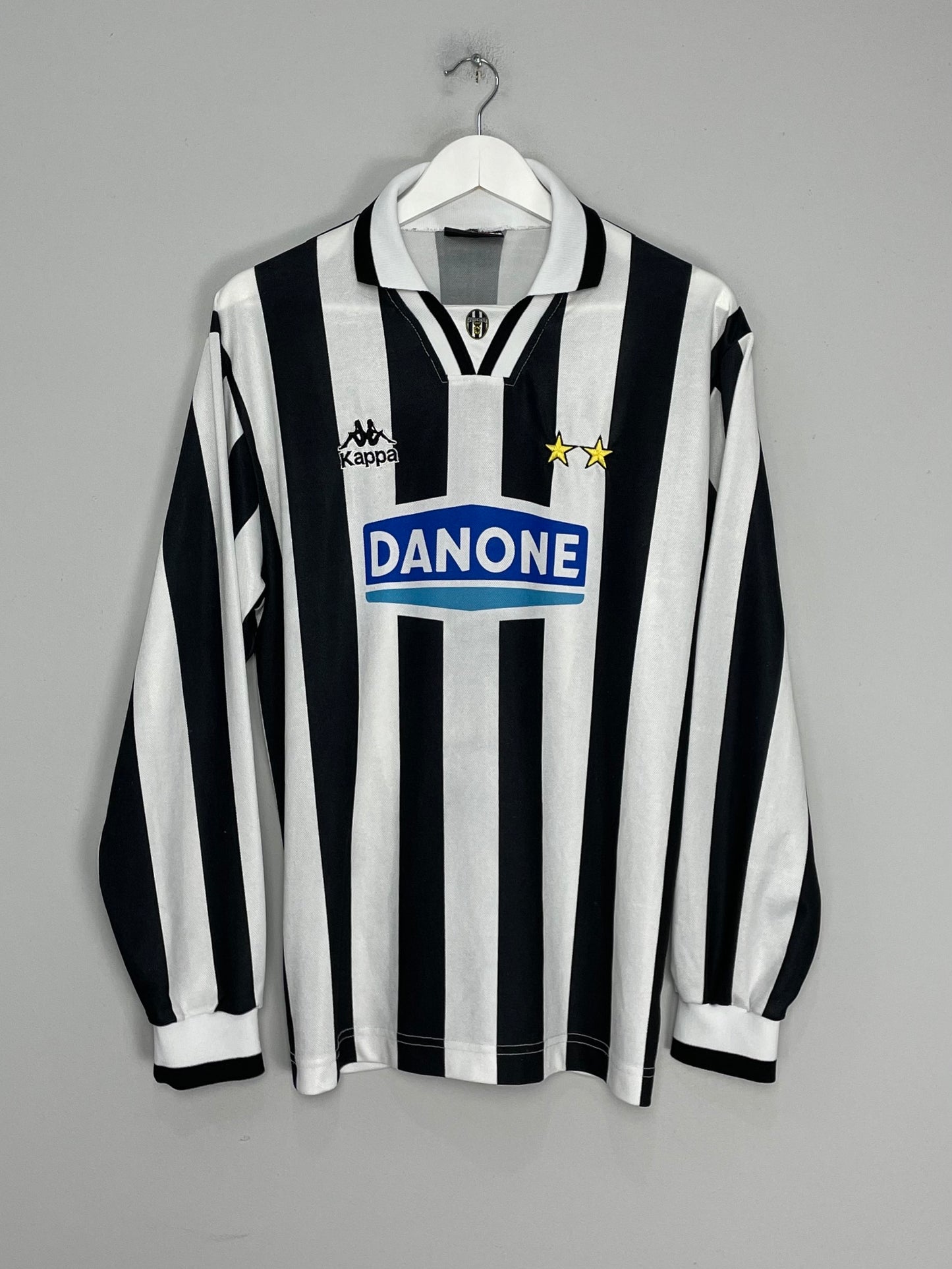 1994/95 JUVENTUS L/S HOME SHIRT (M) KAPPA