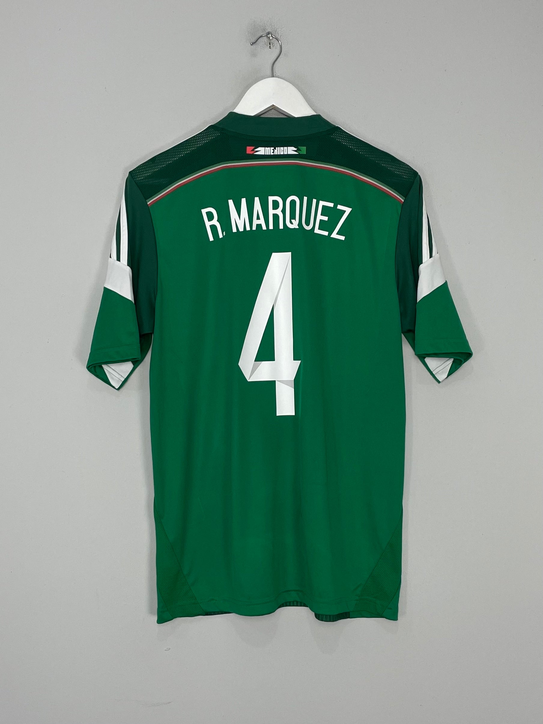 2014/15 MEXICO R.MARQUEZ #4 HOME SHIRT (M) ADIDAS#