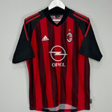 2002/03 AC MILAN MALDINI #3 HOME SHIRT (M) ADIDAS