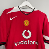 2004/06 MANCHESTER UNITED ROONEY #8 HOME SHIRT (S) NIKE