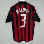 2002/03 AC MILAN MALDINI #3 HOME SHIRT (M) ADIDAS