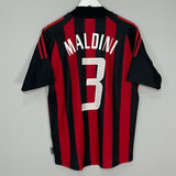 2002/03 AC MILAN MALDINI #3 HOME SHIRT (M) ADIDAS