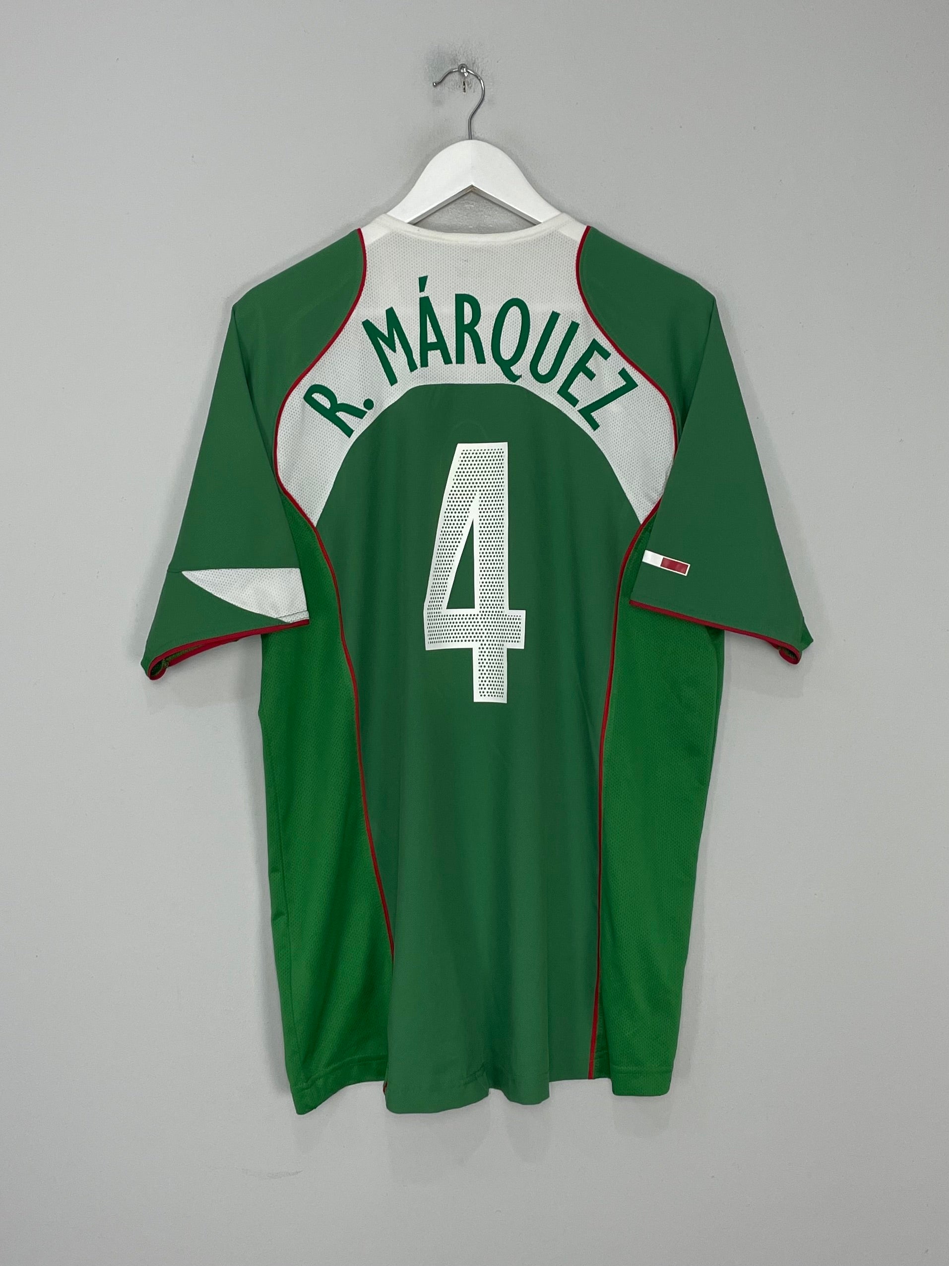 2004/06 MEXICO R.MARQUEZ #4 HOME SHIRT (L) NIKE