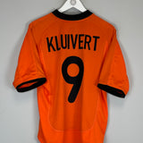 2000/02 NETHERLANDS KLUIVERT #9 HOME SHIRT (M) NIKE