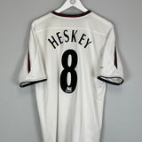 2003/05 LIVERPOOL HESKEY #8 AWAY SHIRT (L) REEBOK