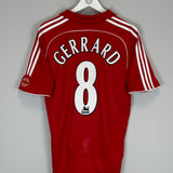 2004/06 LIVERPOOL GERRARD #8 HOME SHIRT (M) ADIDAS