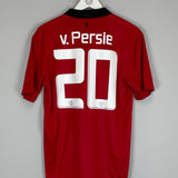 2013/14 MANCHESTER UNITED V.PERSIE #20 HOME SHIRT (M) NIKE