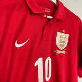 2013/14 ENGLAND ROONEY #10 *150 YEARS* AWAY SHIRT (L) NIKE