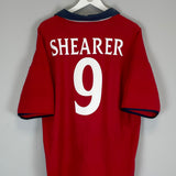 1999/01 ENGLAND SHEARER #9 AWAY SHIRT (XL) UMBRO