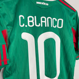 2010 MEXICO BLANCO #10 HOME SHIRT (S) ADIDAS