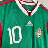 2010 MEXICO BLANCO #10 HOME SHIRT (S) ADIDAS