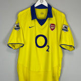 2002/04 ARSENAL VIEIRA #4 AWAY SHIRT (L) NIKE