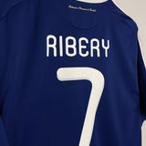 2009/10 FRANCE RIBERY #7 HOME SHIRT (L) ADIDAS