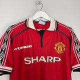 1998/00 MANCHESTER UNITED HOME SHIRT (L) UMBRO