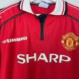 1998/00 MANCHESTER UNITED HOME SHIRT (L) UMBRO