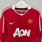 2010/11 MANCHESTER UNITED CHICHARITO #14 HOME SHIRT (XL) NIKE