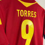 2012/13 SPAIN TORRES #9 CONFEDERATIONS CUP HOME SHIRT (M) ADIDAS